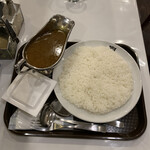 カレーの店ボンベイ - チキンカレー＋納豆
