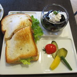 セピアコーヒー - 和風ピリ辛のりサンド