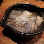 そば 三休 - 牛筋塩煮込み