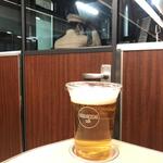 ロマンスカーカフェ - 生ビール（フタ付き）
