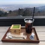 茶寮 石尊 - 升ティラミスとアイスコーヒー