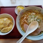 若竹食堂 - ミニ丼セット(カツ丼)