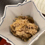 割烹御宿 みよや - 我が家では「ぞろぞろ」と呼んでいる「鱈子と白滝の煮たもの」