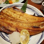 おいしい魚を食べさせる店 魚可津 - ・「縞ホッケの開焼(¥1000)」