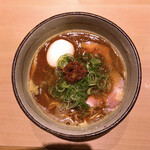 塩そば まえだ - からいそば半熟味玉トッピング