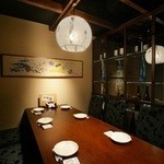 東北のうまいものと地酒 三枡三蔵 - 6名様用テーブル個室。接待に最適です。