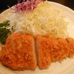 とんかつランチの「ロースかつ」です