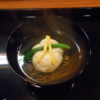 日本料理 銭屋 - 蟹真丈の椀物
