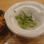五色 - 青菜の胡麻和え(ちょっと食べちゃった。。)