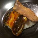 しなと - くびとアワビ茸と海老真蒸