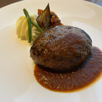 ROSSINI TERRACE - 常陸牛入りハンバーグステーキ