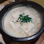 中華香房 凛道 - 豆乳と干し貝柱の湯豆腐