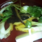 赤乃れん - 自分の餅抜き海苔抜きお雑煮おかわり