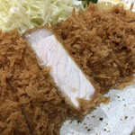 とんかつ 鉄 - 平日昼限定のロースかつ定食