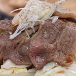 つばめグリル - Lunch… 肉 & 野菜の鉄板焼。野菜が甘くって美味しい❗
            でも…… ご飯少ないなぁ。(༎ຶ ෴ ༎ຶ