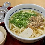 なか卯 - 肉うどん＋こだわり玉子