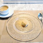 La Brianza - きな粉ティラミスをディカフェコーヒーと。