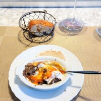 La Brianza - トリュフグラタンピエモンテ風黒トリュフ。混ぜ混ぜ