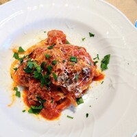 La Brianza - アマトリチャーナ。食べたくてリクエストしたパスタ叶えて下さりありがとうございます☆(๑´ڡ`๑) 濃厚さとトマトの甘みさわやかさと、グアンチャーレのサクサクとパスタ大満足☆美味しかった～