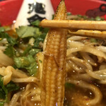 カラシビ味噌らー麺 鬼金棒 - 金棒みたいなヤングコーン