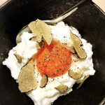 焼肉 きわみ 塊 - 卵かけごはん トリュフのせ