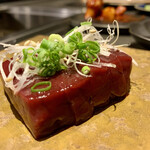 北海道焼肉 北うし - 知床和牛レバーは焼いて頂きます