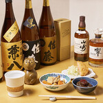 Nanaya Ginza - 日本酒もウイスキーも、各種取揃えています。