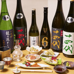 Nanaya Ginza - お料理に合わせて日本酒をお楽しみください