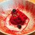 エスピス - 料理写真:バラの花びら状のビーツの中にカニの身が