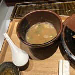 中華蕎麦 とみ田 - スープ割り。