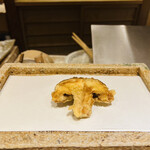 日本橋 蕎ノ字 - ☆玉取茸。静岡市岡部町の杉山農園の椎茸で栽培中の玉取茸にモーツアルトを聞かせて育てている。