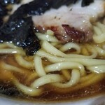 塩そば専門店 桑ばら - 鴨香油の月見そば