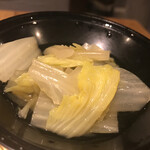 日本料理 美松 - 白菜の煮物