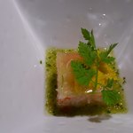 四季茶房八夢 - エビとズワイガニのレモン風味寄せ