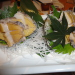 Uotami Matsusaka Minamiguchi Ekimae Ten - あわびの刺身