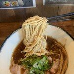 ラーメン 健やか - 麺リフト　パツパツ