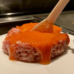 北海道焼肉 北うし - びえい和牛サーロインとろけるユッケ