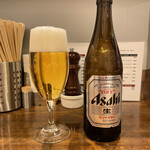 創作麺工房 鳴龍 - 「瓶ビール」500円