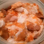 鳥つね自然洞 - 特上もつ入り親子丼