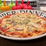 トリワイン ＰＩＫＯＳＨＨＨＵ - トマトシーフードピザ