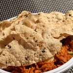 Bombay Kitchen - マトンビリヤニのパパド