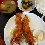 めんこいな - 有頭海老フライ定食