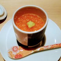 鮨 銀座 おのでら - いくらの茶碗蒸し