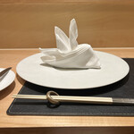 銀座 大石 - この折形どーやるんだろー