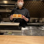 銀座 大石 - 今雲丹大変なのに、、ありがてぇ｡ﾟ( ﾟஇ‸இﾟ+)ﾟ｡