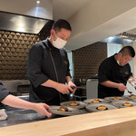 銀座 大石 - このチームワークが好き