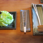 草庵 鍋島 - レタスもしゃぶしゃぶで