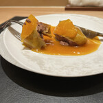 銀座 大石 - 中にはチョコ♡オレンジとチョコの、あれあれあんな感じ！