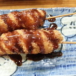 餃子のあひる - 串カツ