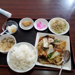 Taiwan Ryouri Teni - 八宝菜ランチ650円